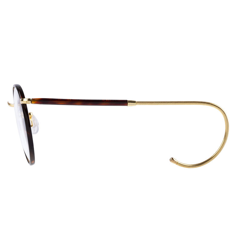 Savile Row Beaufort Gold Chestnut Glasses