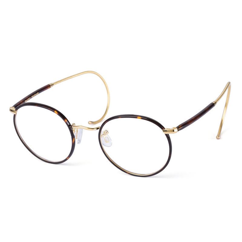 Savile Row Beaufort Gold Chestnut Glasses