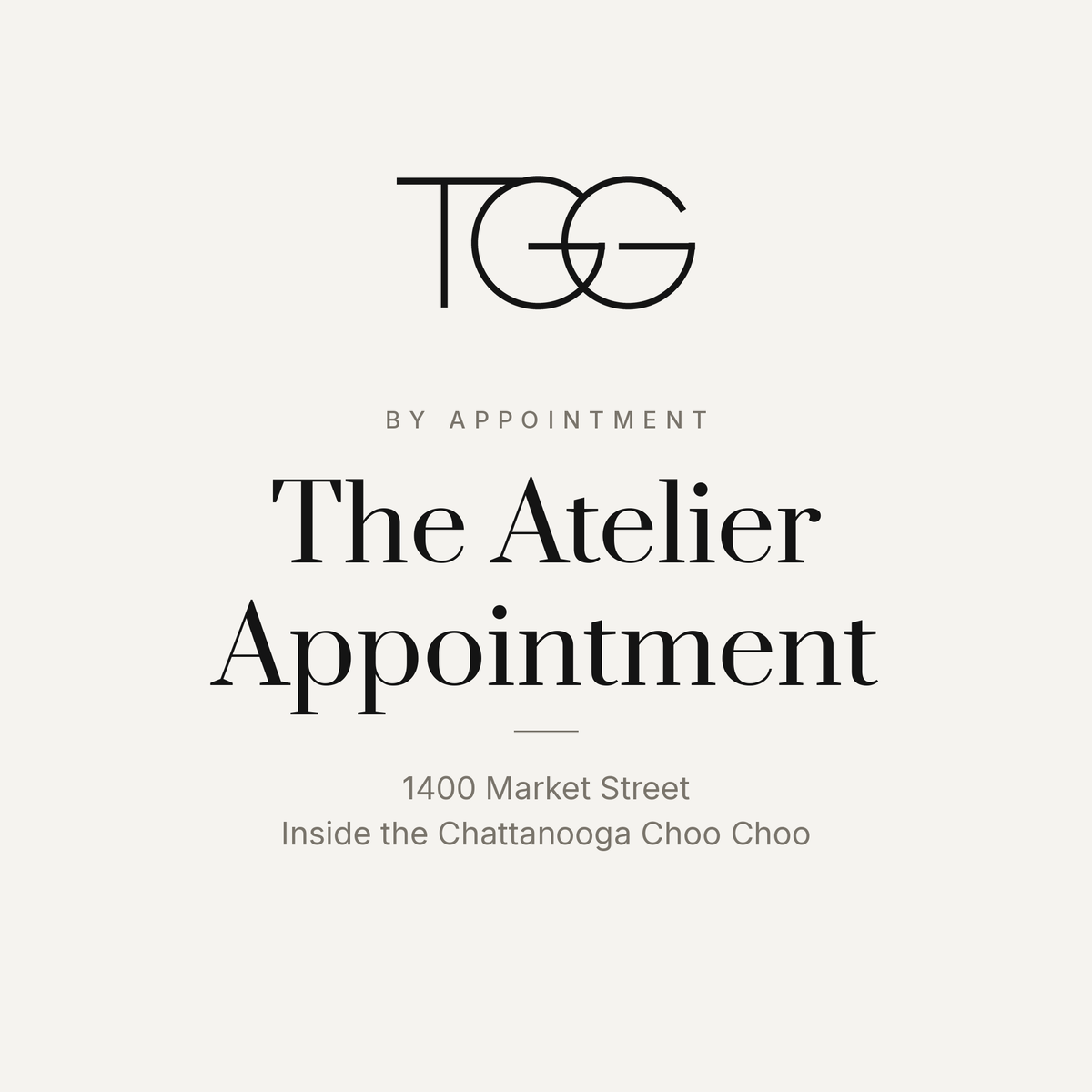 The Atelier Appointment at That Glasses Guy - 1400 Market Street, inside the Chattanooga Choo Choo, by appointment
