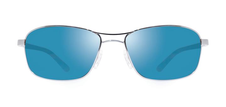 Sunglasses - Revo Clive - - Crystal Glass Lenses Satin Gun + H2O Blue - Medium - Sport - Polarized - That Glasses Guy