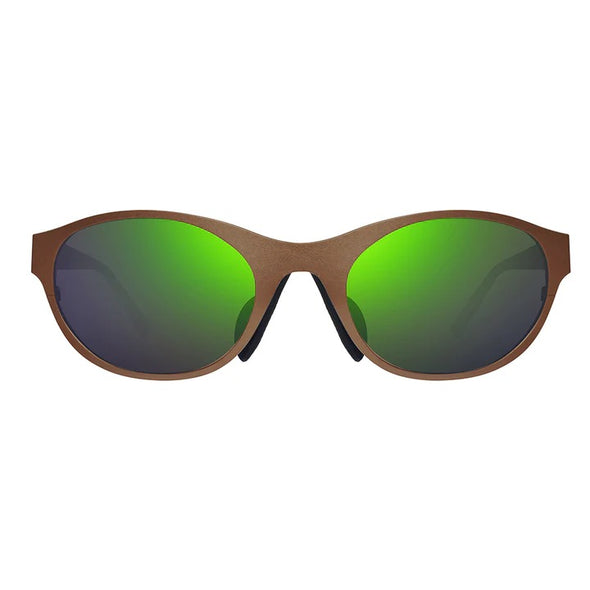 "Revo Black" Icon Oval Sunglasses