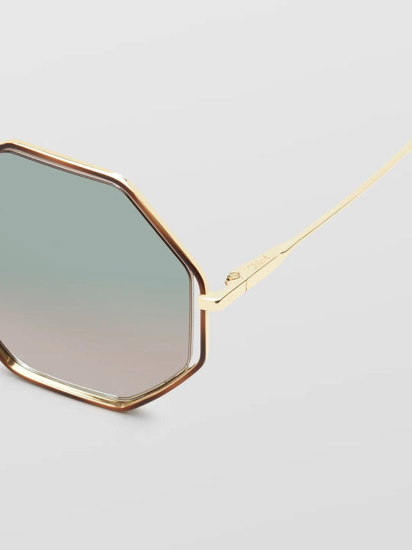 Chloe Poppy Petite Octagon Sunglasses
