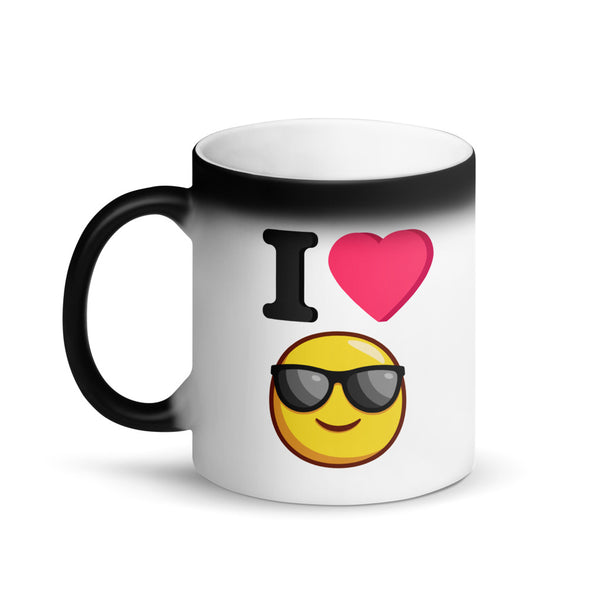 I Heart Sunglasses Magic Color Changing Mug